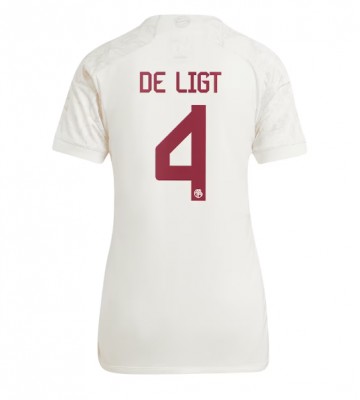 Bayern Munich Matthijs de Ligt #4 Alternativní Dres pro Dámy 2023-24 Krátkým Rukávem