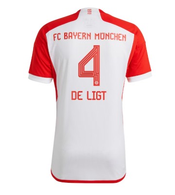 Bayern Munich Matthijs de Ligt #4 Domácí Dres 2023-24 Krátkým Rukávem