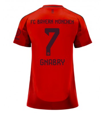 Bayern Munich Serge Gnabry #7 Domácí Dres pro Dámy 2024-25 Krátkým Rukávem