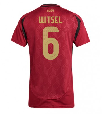 Belgie Axel Witsel #6 Domácí Dres pro Dámy ME 2024 Krátkým Rukávem