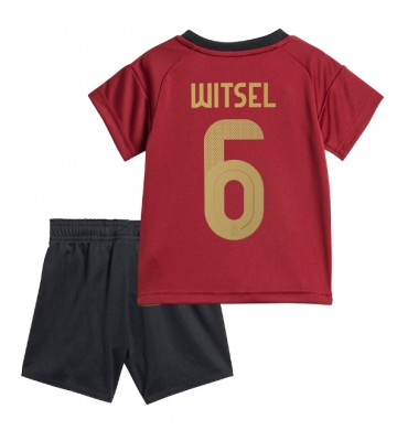 Belgie Axel Witsel #6 Domácí dres komplet pro Děti ME 2024 Krátkým Rukávem (+ Krátké kalhoty)