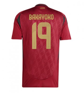 Belgie Johan Bakayoko #19 Domácí Dres ME 2024 Krátkým Rukávem