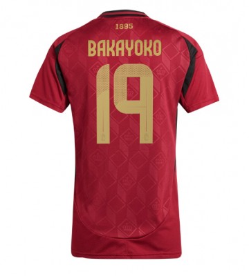 Belgie Johan Bakayoko #19 Domácí Dres pro Dámy ME 2024 Krátkým Rukávem