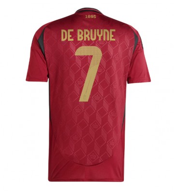 Belgie Kevin De Bruyne #7 Domácí Dres ME 2024 Krátkým Rukávem