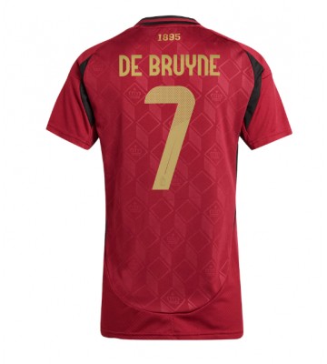 Belgie Kevin De Bruyne #7 Domácí Dres pro Dámy ME 2024 Krátkým Rukávem