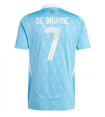 Belgie Kevin De Bruyne #7 Venkovní Dres ME 2024 Krátkým Rukávem