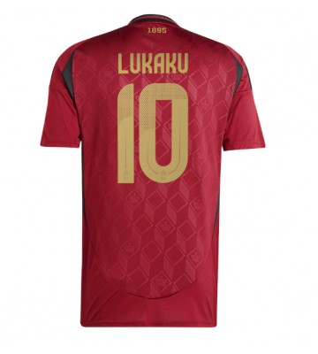 Belgie Romelu Lukaku #10 Domácí Dres ME 2024 Krátkým Rukávem