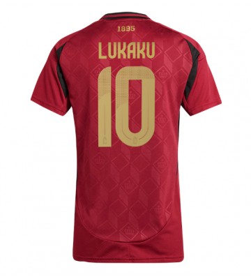 Belgie Romelu Lukaku #10 Domácí Dres pro Dámy ME 2024 Krátkým Rukávem