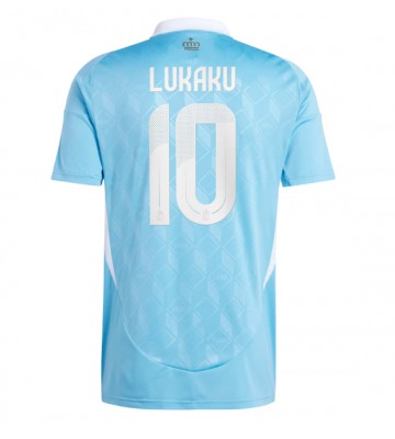 Belgie Romelu Lukaku #10 Venkovní Dres ME 2024 Krátkým Rukávem