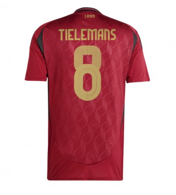 Belgie Youri Tielemans #8 Domácí Dres ME 2024 Krátkým Rukávem