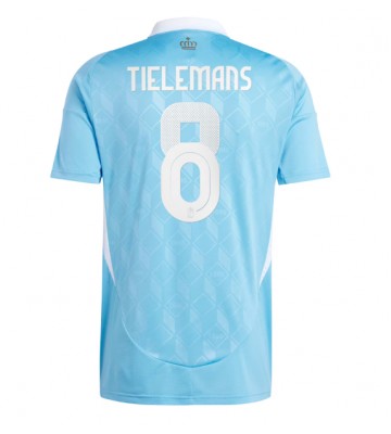 Belgie Youri Tielemans #8 Venkovní Dres ME 2024 Krátkým Rukávem