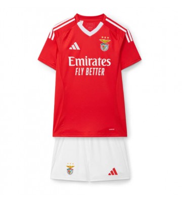 Benfica Domácí dres komplet pro Děti 2024-25 Krátkým Rukávem (+ Krátké kalhoty)