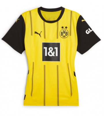 Borussia Dortmund Domácí Dres pro Dámy 2024-25 Krátkým Rukávem