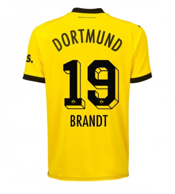 Borussia Dortmund Julian Brandt #19 Domácí Dres 2023-24 Krátkým Rukávem