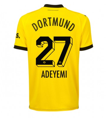 Borussia Dortmund Karim Adeyemi #27 Domácí Dres 2023-24 Krátkým Rukávem