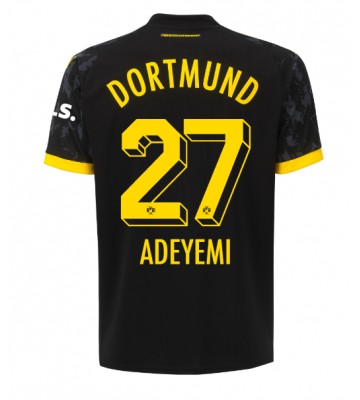 Borussia Dortmund Karim Adeyemi #27 Venkovní Dres 2023-24 Krátkým Rukávem