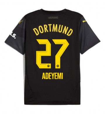 Borussia Dortmund Karim Adeyemi #27 Venkovní Dres 2024-25 Krátkým Rukávem