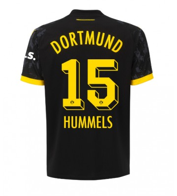 Borussia Dortmund Mats Hummels #15 Venkovní Dres pro Dámy 2023-24 Krátkým Rukávem