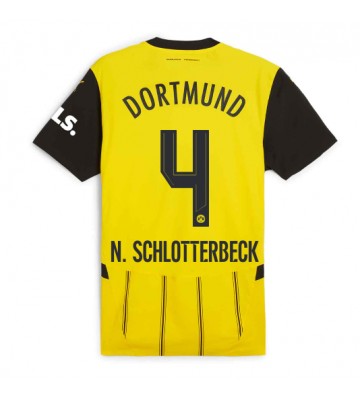 Borussia Dortmund Nico Schlotterbeck #4 Domácí Dres 2024-25 Krátkým Rukávem