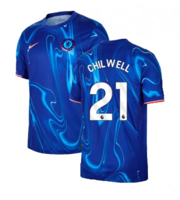 Chelsea Ben Chilwell #21 Domácí Dres 2024-25 Krátkým Rukávem