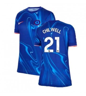 Chelsea Ben Chilwell #21 Domácí Dres pro Dámy 2024-25 Krátkým Rukávem