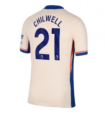 Chelsea Ben Chilwell #21 Venkovní Dres 2024-25 Krátkým Rukávem