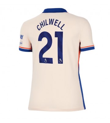 Chelsea Ben Chilwell #21 Venkovní Dres pro Dámy 2024-25 Krátkým Rukávem