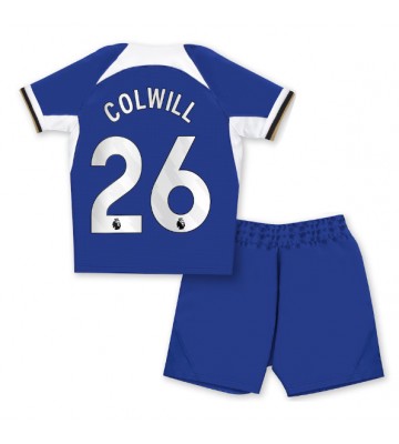 Chelsea Levi Colwill #26 Domácí dres komplet pro Děti 2023-24 Krátkým Rukávem (+ Krátké kalhoty)