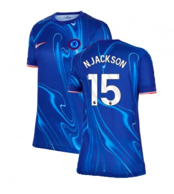 Chelsea Nicolas Jackson #15 Domácí Dres pro Dámy 2024-25 Krátkým Rukávem