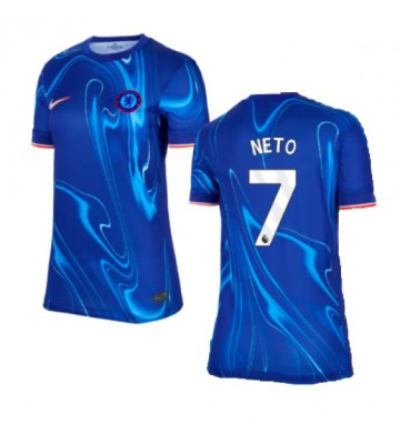 Chelsea Pedro Neto #7 Domácí Dres pro Dámy 2024-25 Krátkým Rukávem