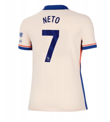 Chelsea Pedro Neto #7 Venkovní Dres pro Dámy 2024-25 Krátkým Rukávem