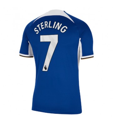 Chelsea Raheem Sterling #7 Domácí Dres 2023-24 Krátkým Rukávem