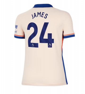 Chelsea Reece James #24 Venkovní Dres pro Dámy 2024-25 Krátkým Rukávem