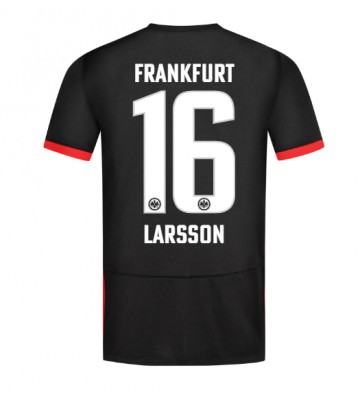 Eintracht Frankfurt Hugo Larsson #16 Venkovní Dres 2024-25 Krátkým Rukávem