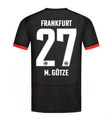 Eintracht Frankfurt Mario Gotze #27 Venkovní Dres 2024-25 Krátkým Rukávem