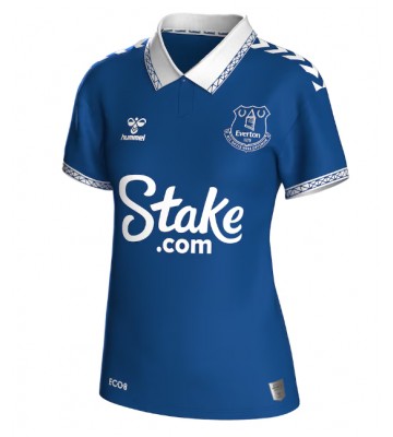 Everton Domácí Dres pro Dámy 2023-24 Krátkým Rukávem