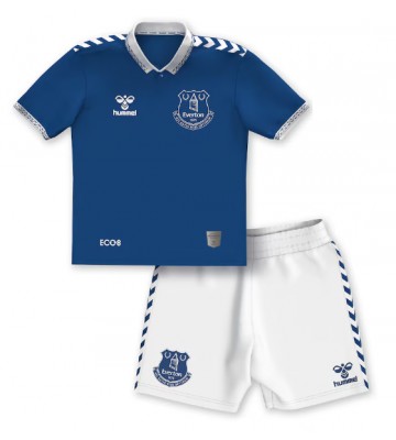 Everton Domácí dres komplet pro Děti 2023-24 Krátkým Rukávem (+ Krátké kalhoty)