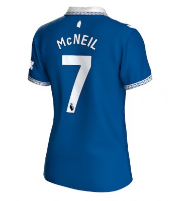 Everton Dwight McNeil #7 Domácí Dres pro Dámy 2023-24 Krátkým Rukávem