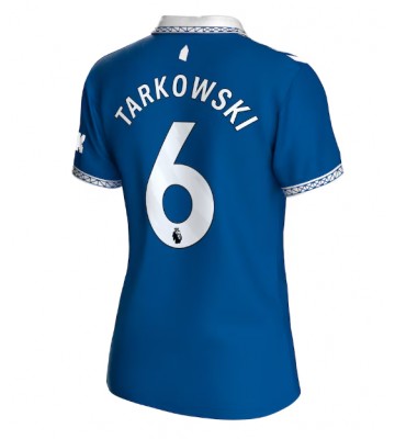 Everton James Tarkowski #6 Domácí Dres pro Dámy 2023-24 Krátkým Rukávem