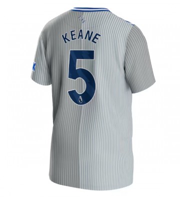 Everton Michael Keane #5 Alternativní Dres 2023-24 Krátkým Rukávem