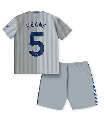 Everton Michael Keane #5 Alternativní dres komplet pro Děti 2023-24 Krátkým Rukávem (+ Krátké kalhoty)