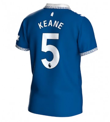 Everton Michael Keane #5 Domácí Dres 2023-24 Krátkým Rukávem