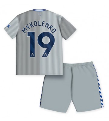 Everton Vitaliy Mykolenko #19 Alternativní dres komplet pro Děti 2023-24 Krátkým Rukávem (+ Krátké kalhoty)