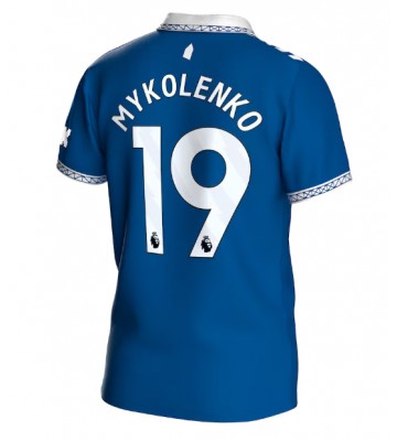 Everton Vitaliy Mykolenko #19 Domácí Dres 2023-24 Krátkým Rukávem