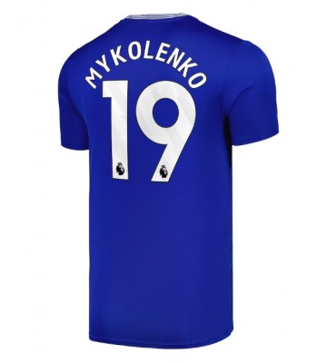 Everton Vitaliy Mykolenko #19 Domácí Dres 2024-25 Krátkým Rukávem