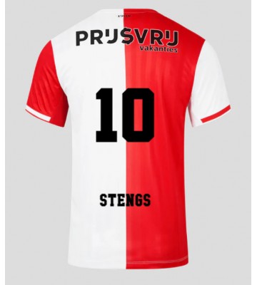 Feyenoord Calvin Stengs #10 Domácí Dres 2023-24 Krátkým Rukávem