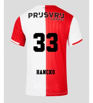 Feyenoord David Hancko #33 Domácí Dres 2023-24 Krátkým Rukávem