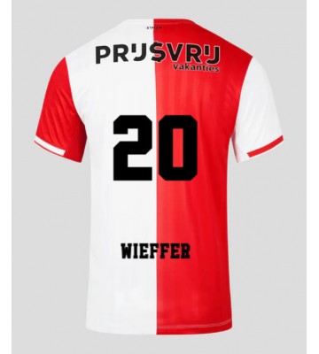 Feyenoord Mats Wieffer #20 Domácí Dres 2023-24 Krátkým Rukávem