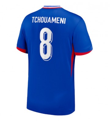 Francie Aurelien Tchouameni #8 Domácí Dres ME 2024 Krátkým Rukávem