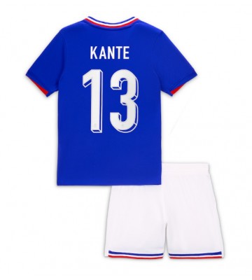 Francie Kante #13 Domácí dres komplet pro Děti ME 2024 Krátkým Rukávem (+ Krátké kalhoty)